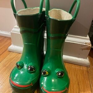 Western Chief Green Frog Kids Boots
